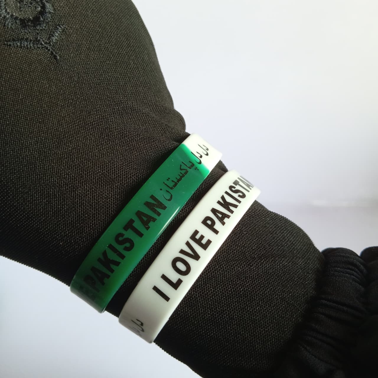 Pakistan Independence Day Silicone Wristbands – I Love Pakistan Green & White Bracelets | 14 August Pakistan Day Bands for Men, Women & Kids