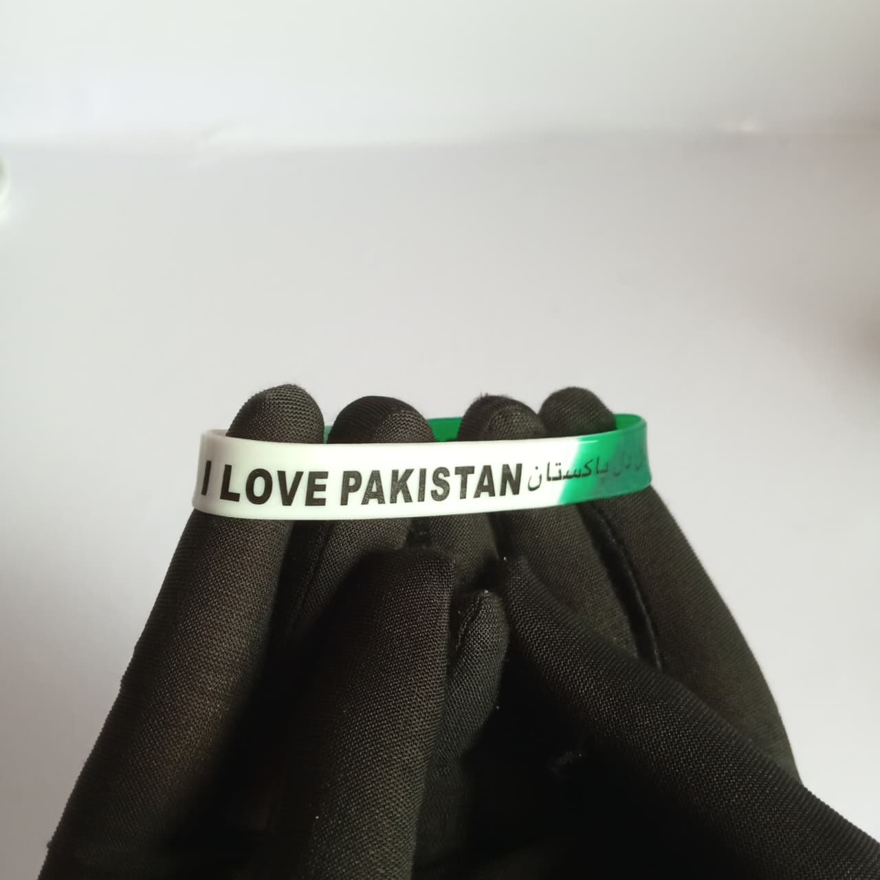 Pakistan Independence Day Silicone Wristbands – I Love Pakistan Green & White Bracelets | 14 August Pakistan Day Bands for Men, Women & Kids