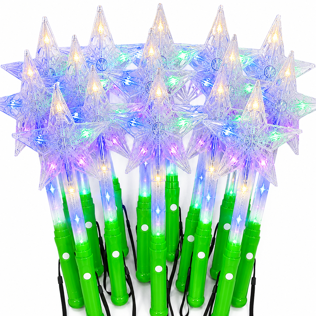 LED Star Light Wand | Flashing Magic Wand Toy | 14 August Independence Day Light Wand for Kids